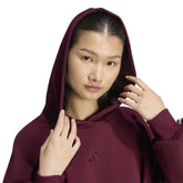 Felpa Donna Adidas Kit 3 Stripes Bordeaux Beige | NonSoloSport