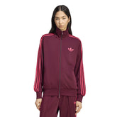 Felpa Donna Adidas Firebird Bordeaux Rosa | NonSoloSport