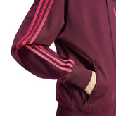 Felpa Donna Adidas Firebird Bordeaux Rosa | NonSoloSport