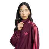 Felpa Donna Adidas Firebird Bordeaux Rosa | NonSoloSport