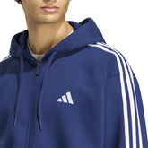 Felpa Uomo Adidas Essentials Blu Scuro Bianco | NonSoloSport