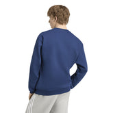Felpa Uomo Adidas Essentials Blu Scuro Bianco | NonSoloSport