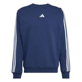Felpa Uomo Adidas Essentials Blu Scuro Bianco | NonSoloSport
