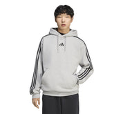 Felpa Uomo Adidas Essentials Grigio Nero | NonSoloSport