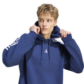 Felpa Uomo Adidas Essentials Blu Scuro Bianco | NonSoloSport