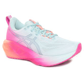Scarpa da Running Donna Asics Novablast 5 Sunny Sizzle Azzurro Rosa | NonSoloSport