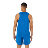 Asics T-Shirt Race Singlet Uomo Nero Blu | NonSoloSport