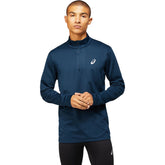 Asics T-Shirt Core Ls 1/2 Zip Winter Uomo Blu | NonSoloSport