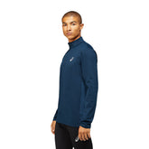 Asics T-Shirt Core Ls 1/2 Zip Winter Uomo Blu | NonSoloSport