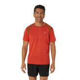 Asics T-Shirt Road SS Uomo Rosso | NonSoloSport