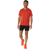 Asics T-Shirt Road SS Uomo Rosso | NonSoloSport