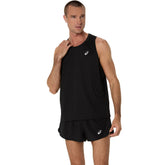 Canotta Uomo Asics Core Singlet Nero | NonSoloSport