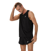 Canotta Uomo Asics Core Singlet Nero | NonSoloSport