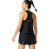 Asics Canotta Smsb Run Tank Donna Nero Grigio | NonSoloSport