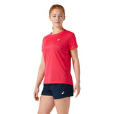 Asics T-Shirt Core SS Donna Rosa | NonSoloSport