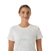 Asics T-Shirt Naginographic Donna Bianco | NonSoloSport