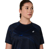 T-Shirt Donna Asics Road Lite Show Nero | NonSoloSport