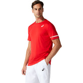 Asics T-Shirt Court M Ss Uomo Rosso | NonSoloSport