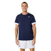 Asics T-Shirt Court Ss Uomo Blu | NonSoloSport