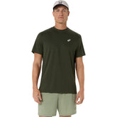 T-Shirt Uomo Asics Court SS Nero | NonSoloSport