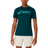 T-Shirt Uomo Asics Match Seasonal Graphic Verde | NonSoloSport