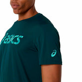 T-Shirt Uomo Asics Match Seasonal Graphic Verde | NonSoloSport
