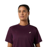 T-Shirt Donna Asics Court Viola | NonSoloSport