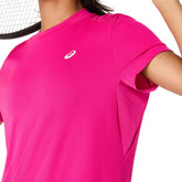 T-Shirt Donna Asics Court Fucsia | NonSoloSport