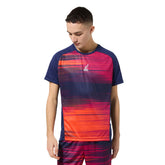 T-Shirt Uomo Australian Gradient Lines Blu | NonSoloSport