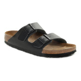 Ciabatta Birkenstock Arizona Smooth Leather Nero | NonSoloSport