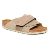 Ciabatta Birkenstock Kyoto Nubuck Grigio Tortora | NonSoloSport