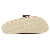 Ciabatta Birkenstock Kyoto Nubuck Grigio Tortora | NonSoloSport