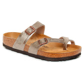 Ciabatta Donna Birkenstock Mayari Birko Flor Grigio Tortora | NonSoloSport