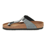 Birkenstock Infradito Gizeh Graceful Birko Flor Donna Grigio | NonSoloSport