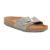 Birkenstock Madrid Big Buckle Nubuck Leather Donna Grigio | NonSoloSport