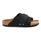 Ciabatta Uomo Birkenstock Kyoto Suede Slide Nero | NonSoloSport