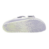Birkenstock Ciabatta Arizona To The Beach Donna Lilla Bianco | NonSoloSport