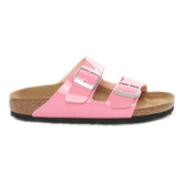 Ciabatta Donna Birkenstock Arizona Birko-Flor Patent Rosa | NonSoloSport