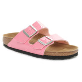 Ciabatta Donna Birkenstock Arizona Birko-Flor Patent Rosa | NonSoloSport