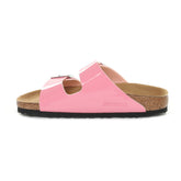 Ciabatta Donna Birkenstock Arizona Birko-Flor Patent Rosa | NonSoloSport