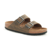 Ciabatta Birkenstock Arizona Oiled Leather Khaki | NonSoloSport
