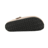 Ciabatta Donna Birkenstock Boston Suede Beige | NonSoloSport