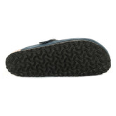 Ciabatta Birkenstock Boston Pelle Scamosciata Blu | NonSoloSport