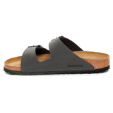 Ciabatta Birkenstock Arizona Birko Flor Nubuck Grigio | NonSoloSport