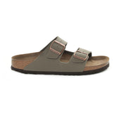 Birkenstock Ciabatta Arizona Birko-Flor Birkibuck Grigio Pietra | NonSoloSport