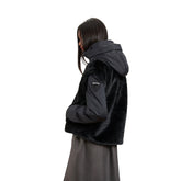 Giubbotto Donna Blauer Eco Pelliccia Juniper Nero | NonSoloSport