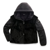 Giubbotto Donna Blauer Eco Pelliccia Juniper Nero | NonSoloSport