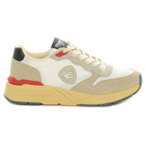 Sneakers Uomo Blauer Ray02 Mesh Bianco Beige | NonSoloSport