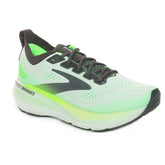 Scarpa da Running Uomo Brooks Glycerin GTS 23 Bianco Verde Nero | NonSoloSport