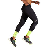 Brooks Pantaloni Carbonite Tight Uomo Nero Lime | NonSoloSport